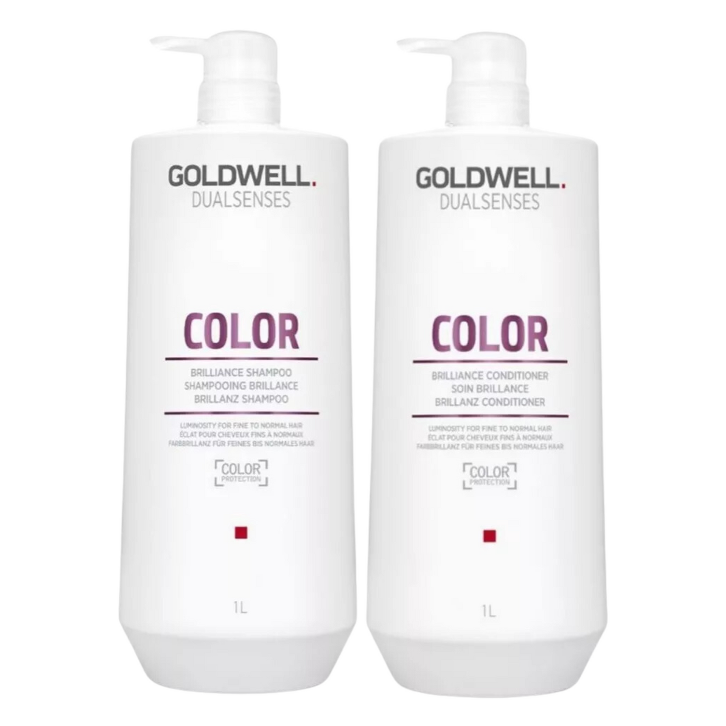 GOLDWELL DUALSENSES COLOR BRILLIANCE SHAMPOO AND CONDITIONER