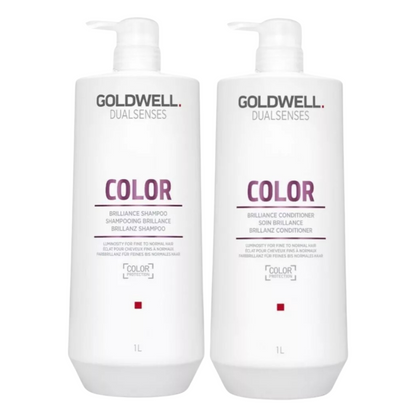 GOLDWELL DUALSENSES COLOR BRILLIANCE SHAMPOO AND CONDITIONER
