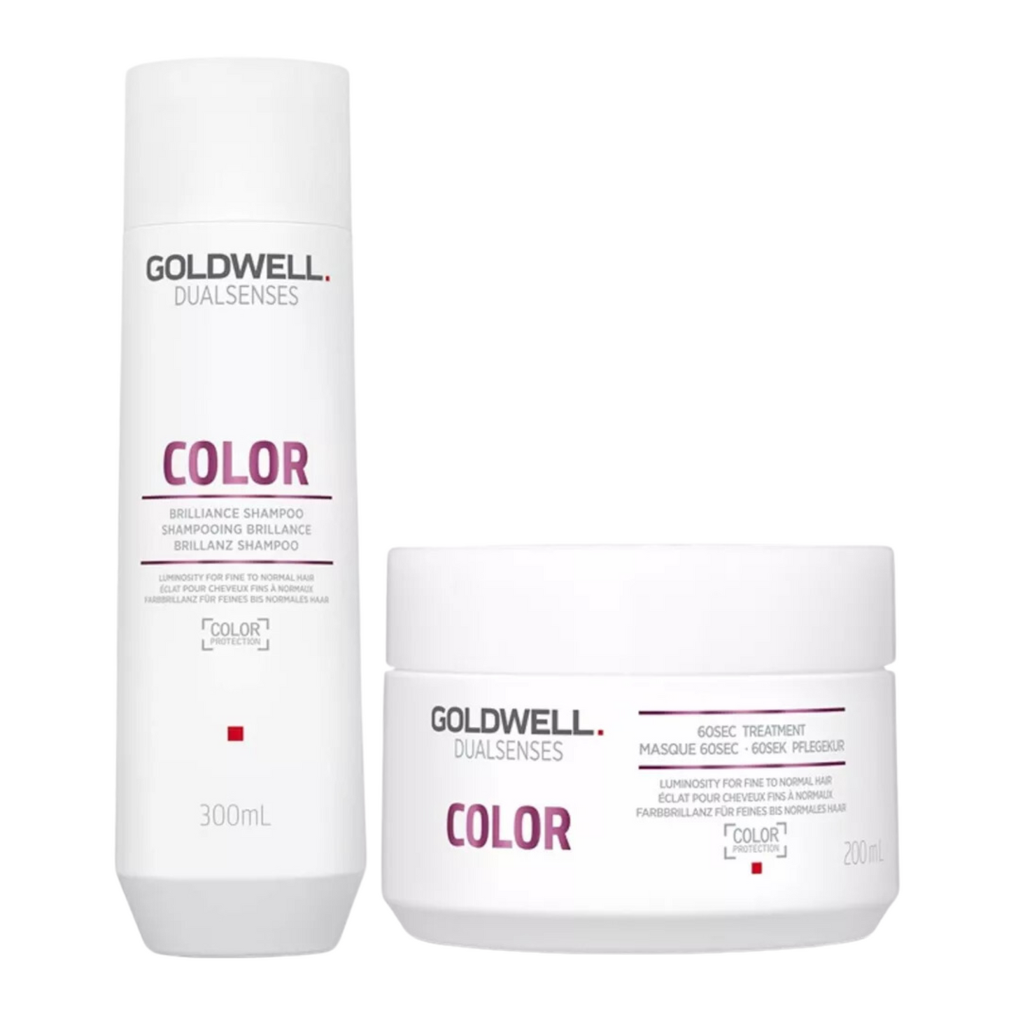 GOLDWELL DUALSENSES COLOR BRILLIANCE SHAMPOO AND TREATMENT