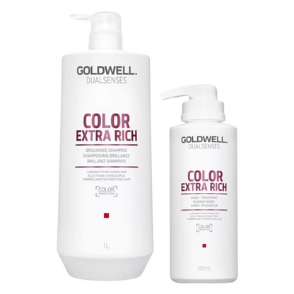 GOLDWELL DUALSENSES COLOR EXTRA RICH SHAMPOO AND TREATMENT