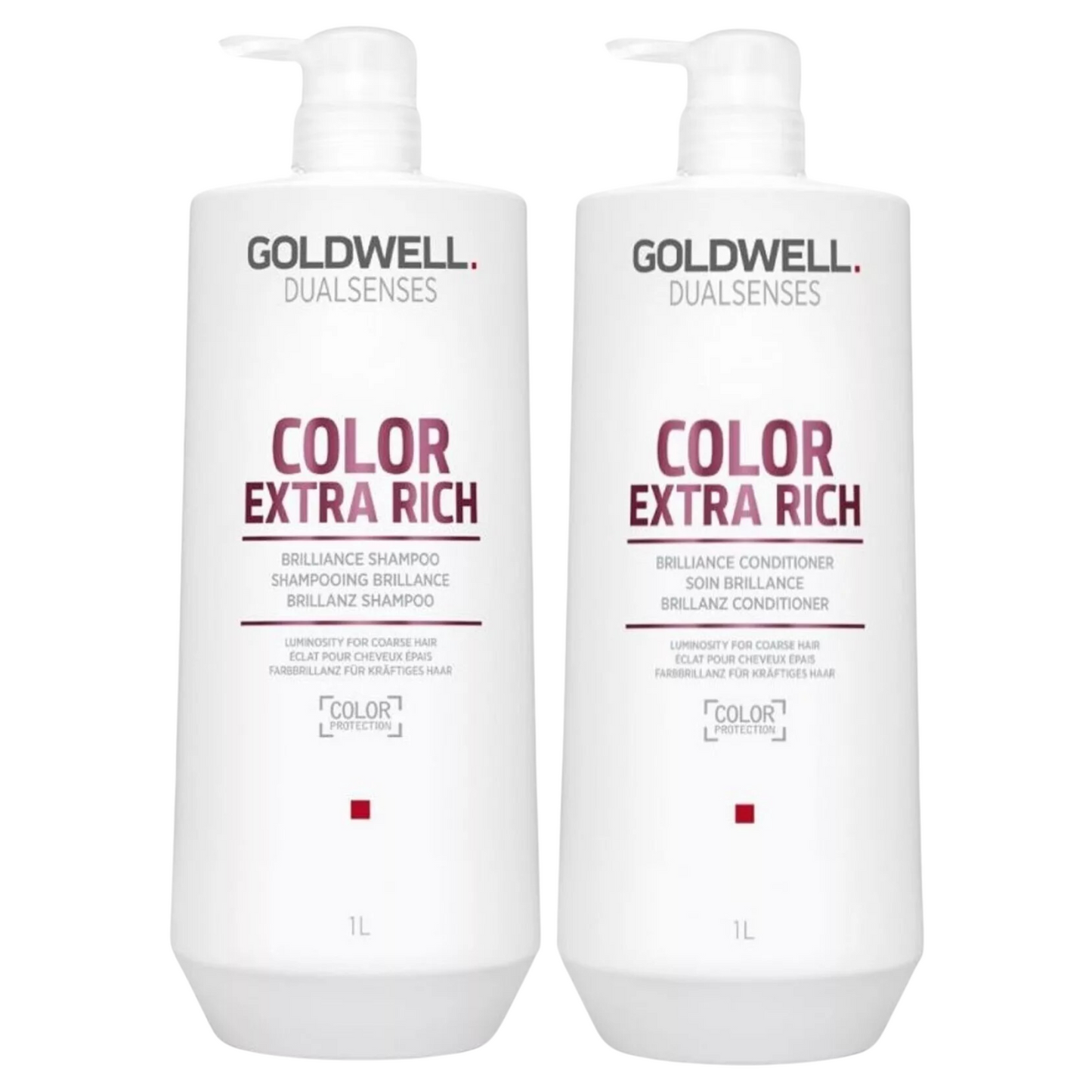GOLDWELL DUALSENSES COLOR EXTRA RICH SHAMPOO AND CONDITIONER