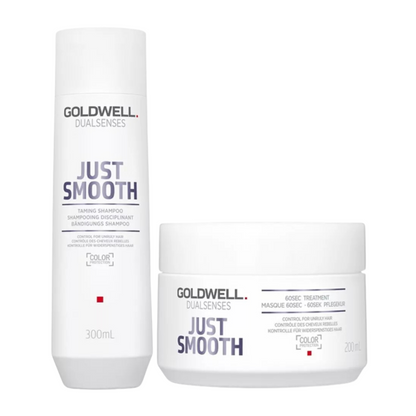 GOLDWELL DUALSENSES JUST SMOOTH TAMING SHAMPOO AND TREATMENT