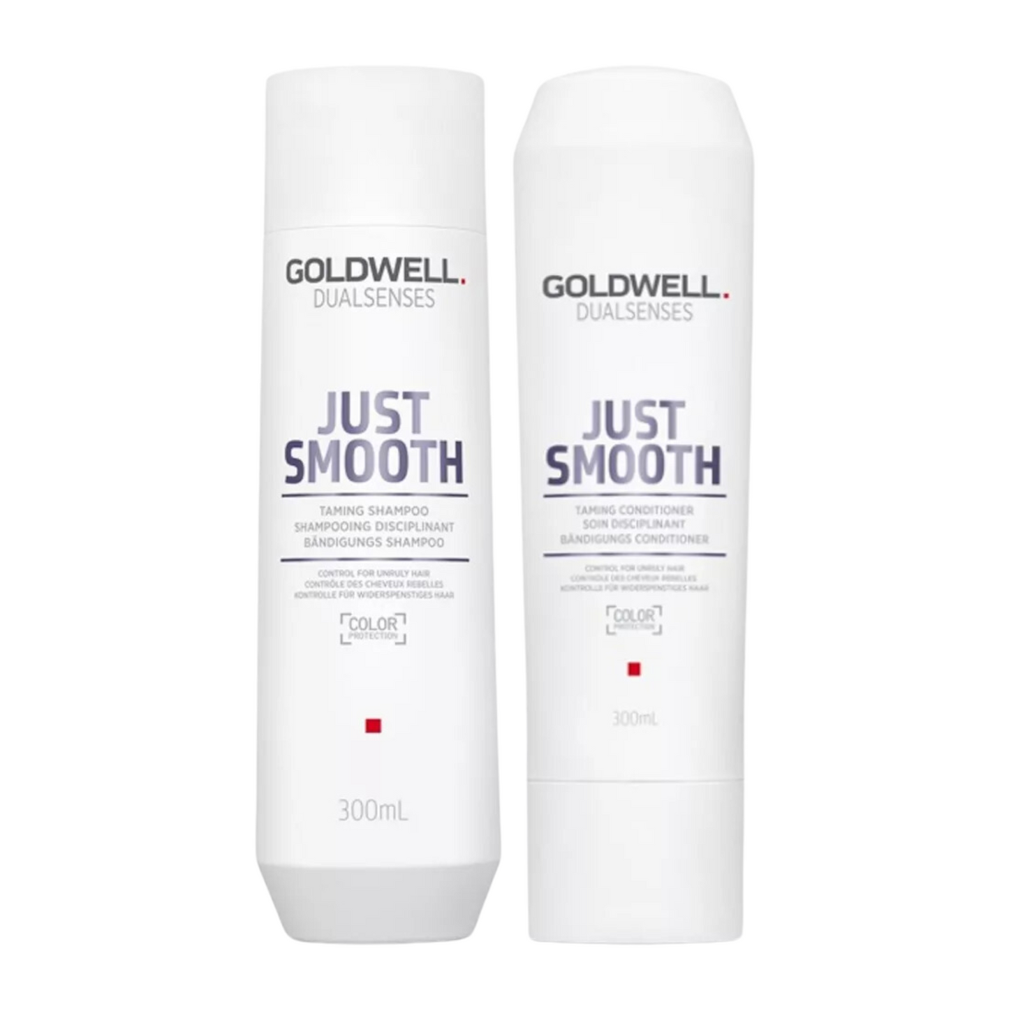 GOLDWELL DUALSENSES JUST SMOOTH TAMING SHAMPOO AND CONDITIONER