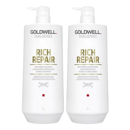 GOLDWELL DUALSENSES RICH REPAIR SHAMPOO AND CONDITIONER