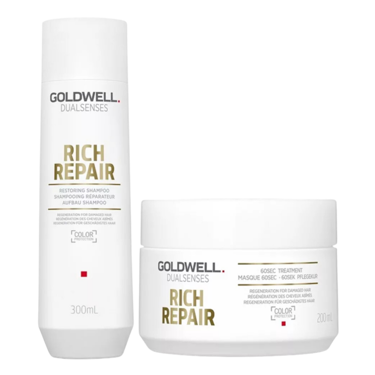 GOLDWELL DUALSENSES RICH REPAIR SHAMPOO AND TREATMENT