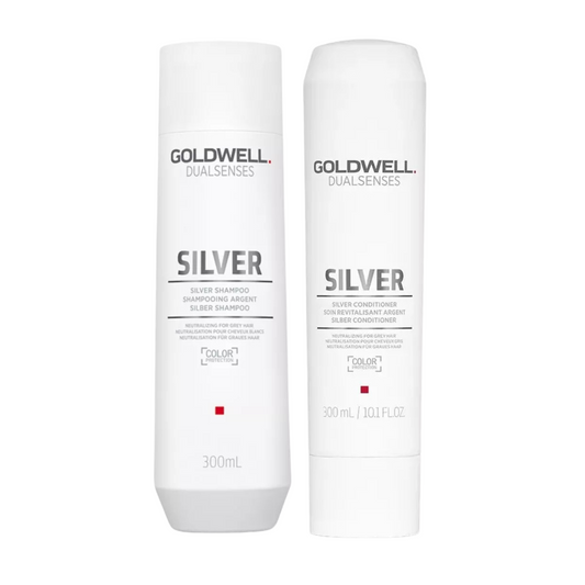 GOLDWELL DUALSENSES SILVER SHAMPOO AND CONDITIONER