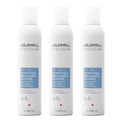 GOLDWELL STYLESIGN VOLUME BODIFYING BRILLIANCE MOUSSE