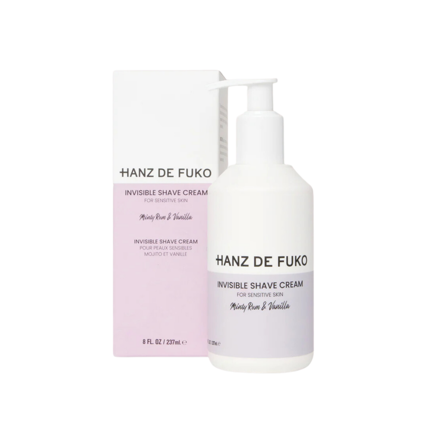 HANZ DE FUKO INVISIBLE SHAVE CREAM (Aus Only)