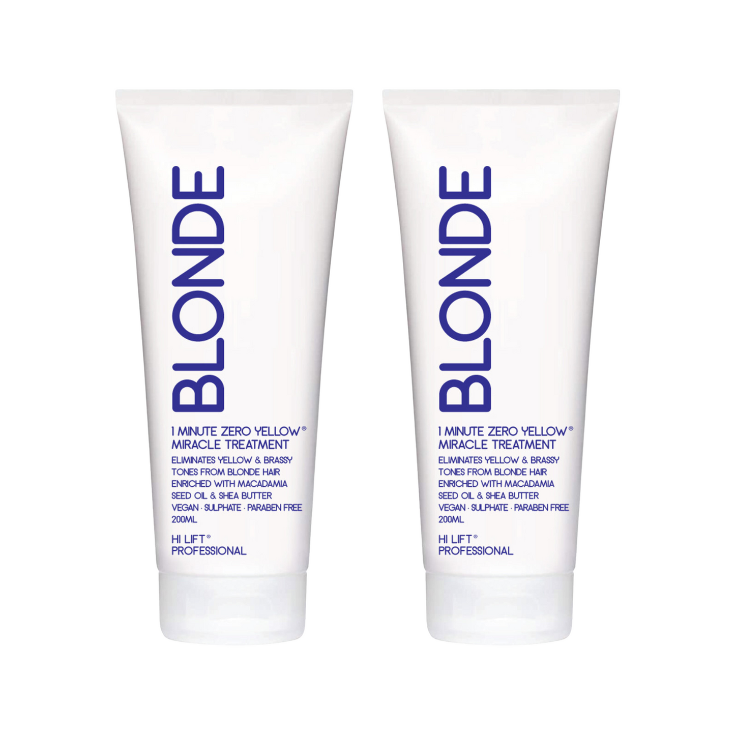 HI LIFT BLONDE TUBE 1 MINUTE MIRACLE TREATMENT