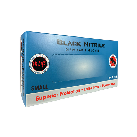 HI LIFT BLACK NITRILE GLOVES