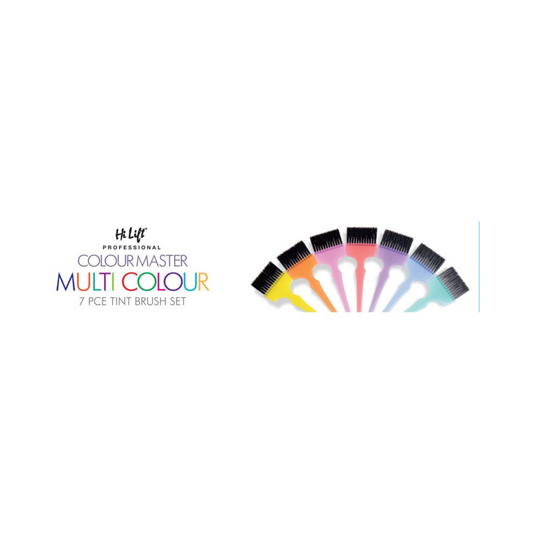 HI LIFT COLOUR MASTER MULTI COLOUR 7PCE TINT BRUSH SET