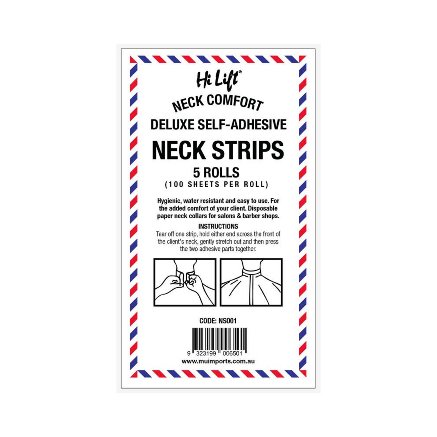 HI LIFT DELUXE SELF ADHESIVE NECK STRIPS