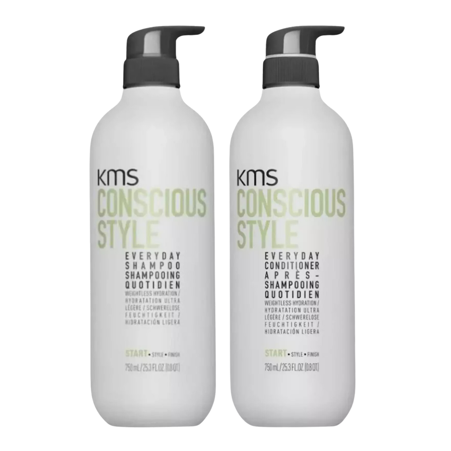 KMS CONSCIOUS STYLE EVERYDAY SHAMPOO AND CONDITIONER