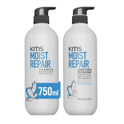 KMS MOIST REPAIR SHAMPOO AND CONDITIONER