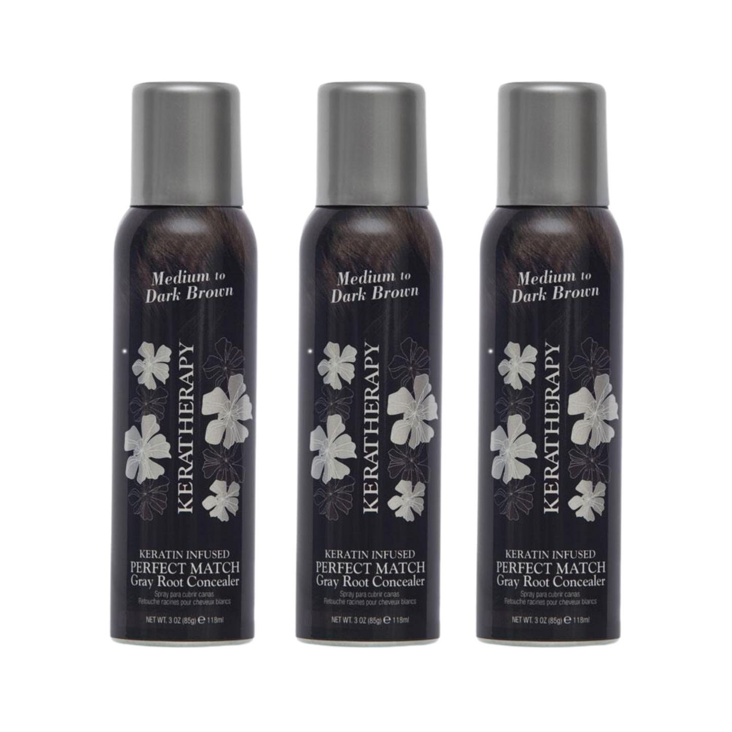 KERATHERAPY GRAY ROOT CONCEALER 118ML