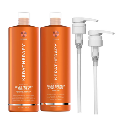 KERATHERAPY KERATIN INFUSED COLOUR PROTECT SHAMPOO AND CONDITIONER