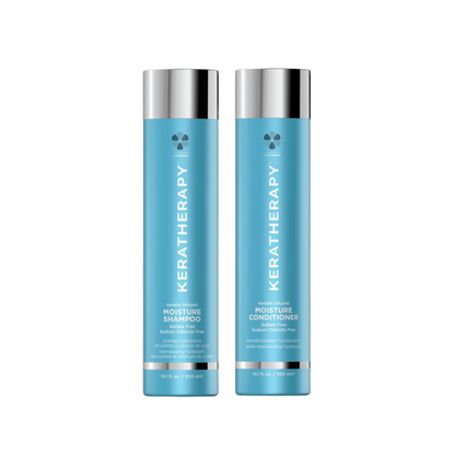KERATHERAPY KERATIN INFUSED MOISTURE SHAMPOO AND CONDITIONER