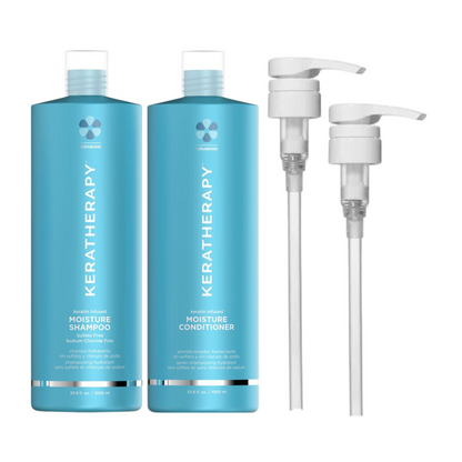 KERATHERAPY KERATIN INFUSED MOISTURE SHAMPOO AND CONDITIONER