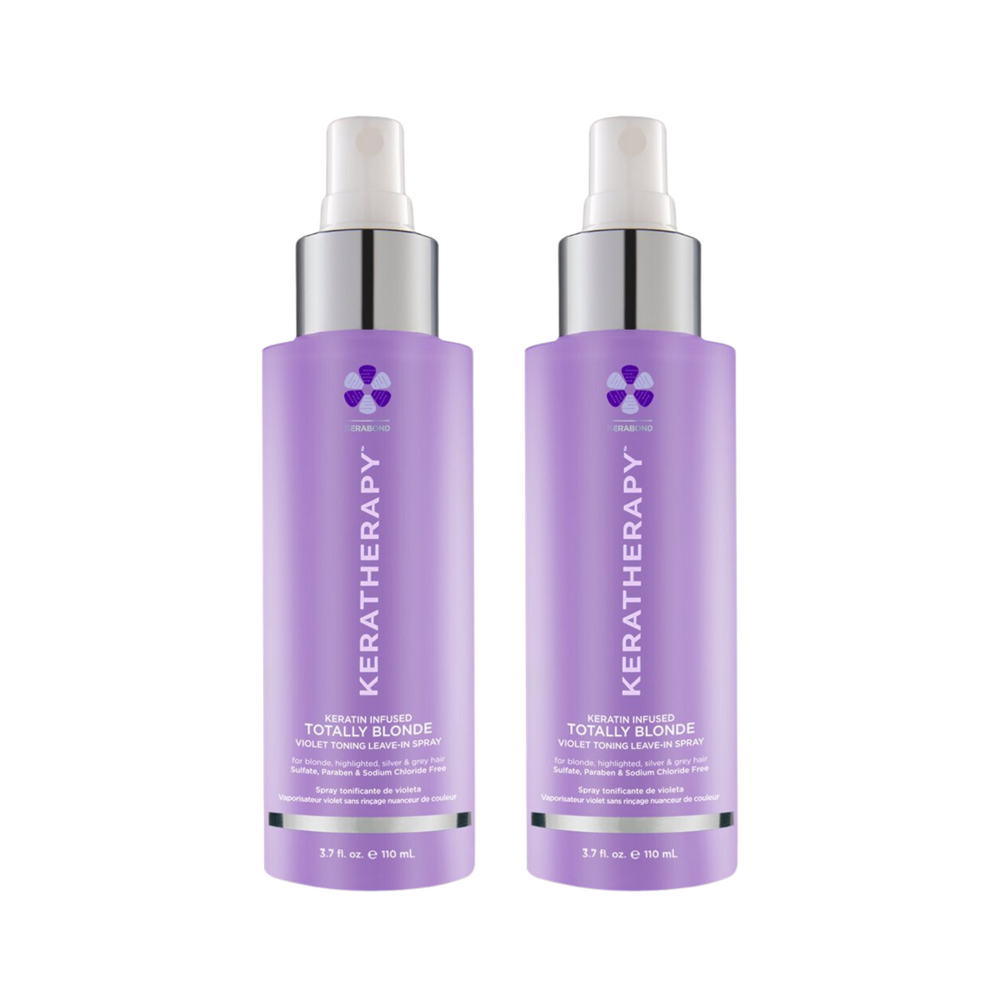 KERATHERAPY TOTALLY BLONDE VIOLET TONING LEAVE IN SPRAY