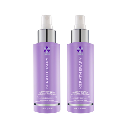 KERATHERAPY TOTALLY BLONDE VIOLET TONING LEAVE IN SPRAY