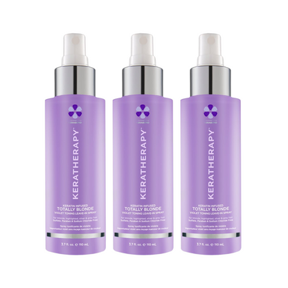 KERATHERAPY TOTALLY BLONDE VIOLET TONING LEAVE IN SPRAY