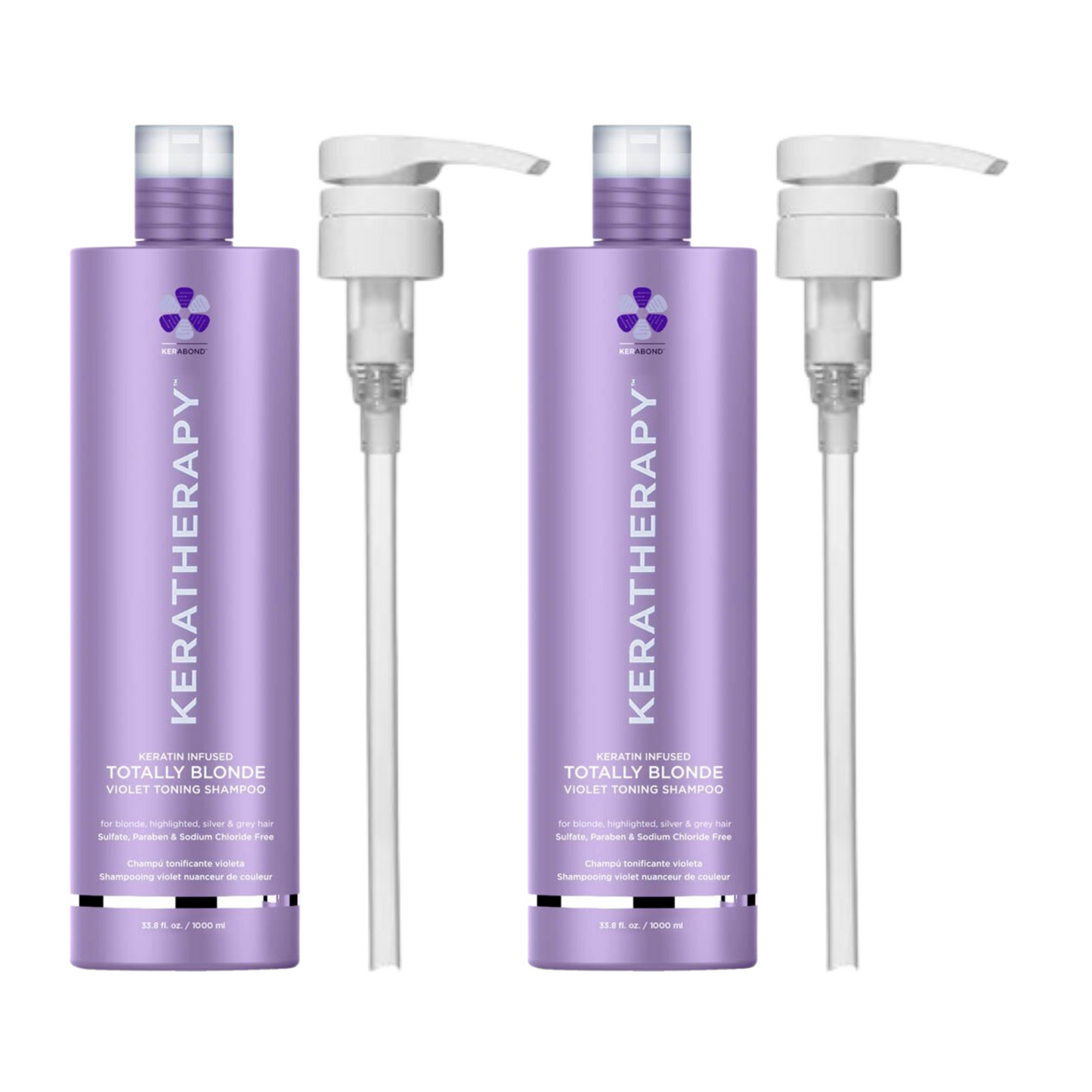 KERATHERAPY TOTALLY BLONDE VIOLET TONING SHAMPOO