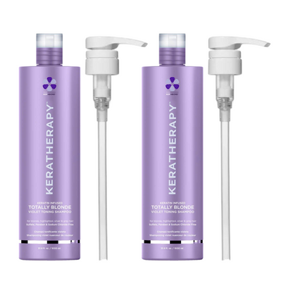 KERATHERAPY TOTALLY BLONDE VIOLET TONING SHAMPOO