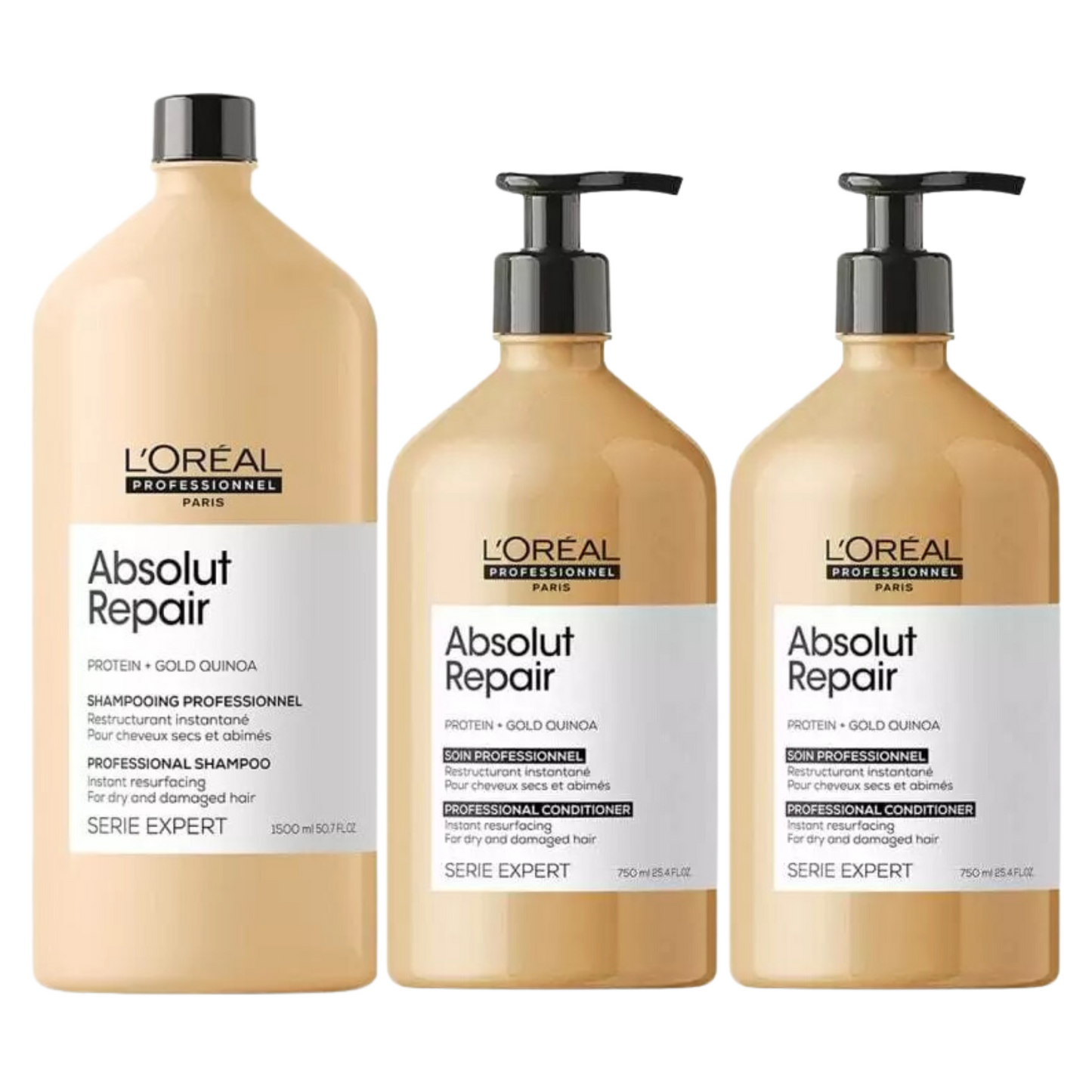 L'OREAL ABSOLUT REPAIR SHAMPOO AND CONDITIONER