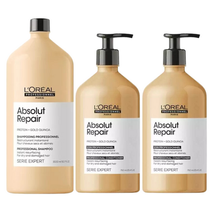 L'OREAL ABSOLUT REPAIR SHAMPOO AND CONDITIONER