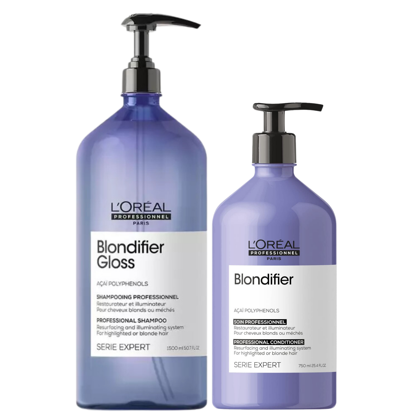 L'OREAL BLONDIFIER GLOSS SHAMPOO AND BLONDIFIER CONDITIONER