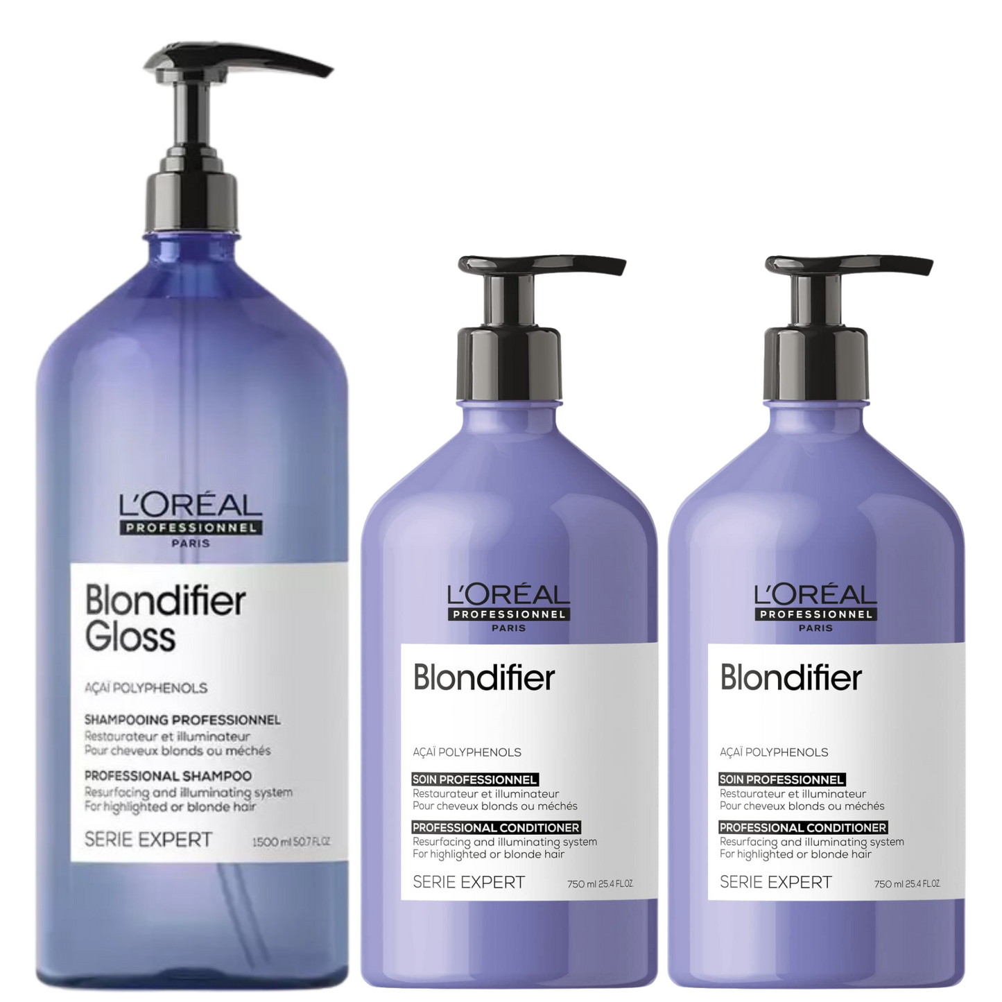 L'OREAL BLONDIFIER GLOSS SHAMPOO AND BLONDIFIER CONDITIONER