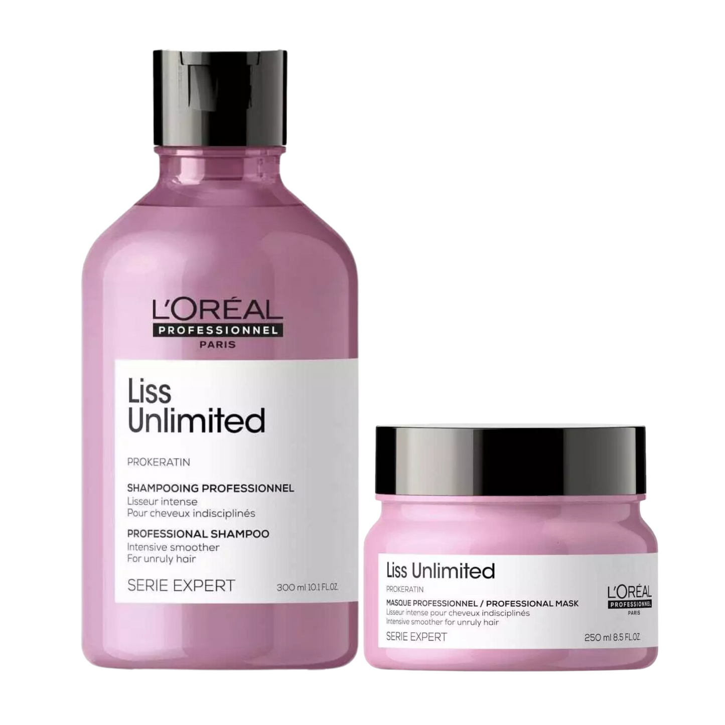 L'OREAL LISS UNLIMITED SHAMPOO AND MASQUE
