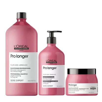 L'OREAL SERIE EXPERT PRO LONGER SHAMPOO, CONDITIONER AND MASK