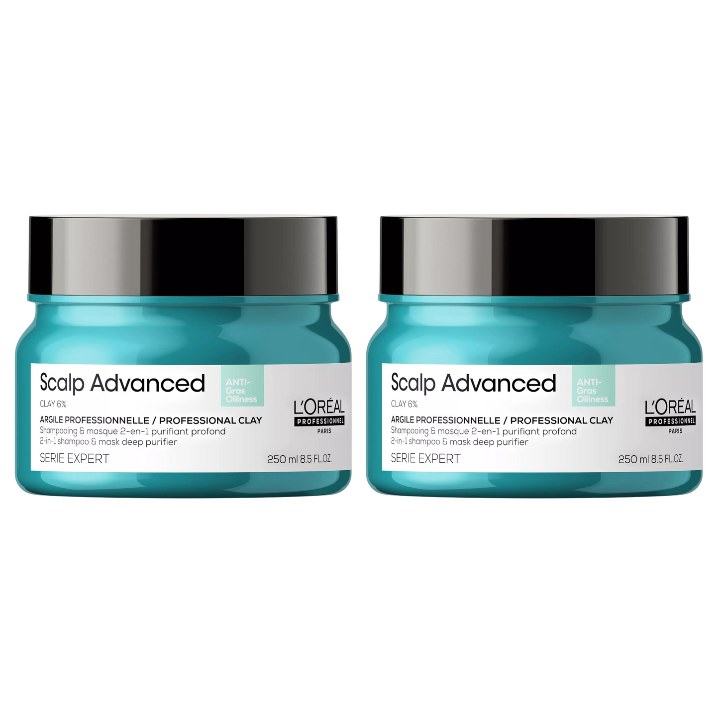 L'OREAL SCALP ADVANCED ANTI OILINESS 2 IN 1 SHAMPOO & MASK DEEP PURIFIER
