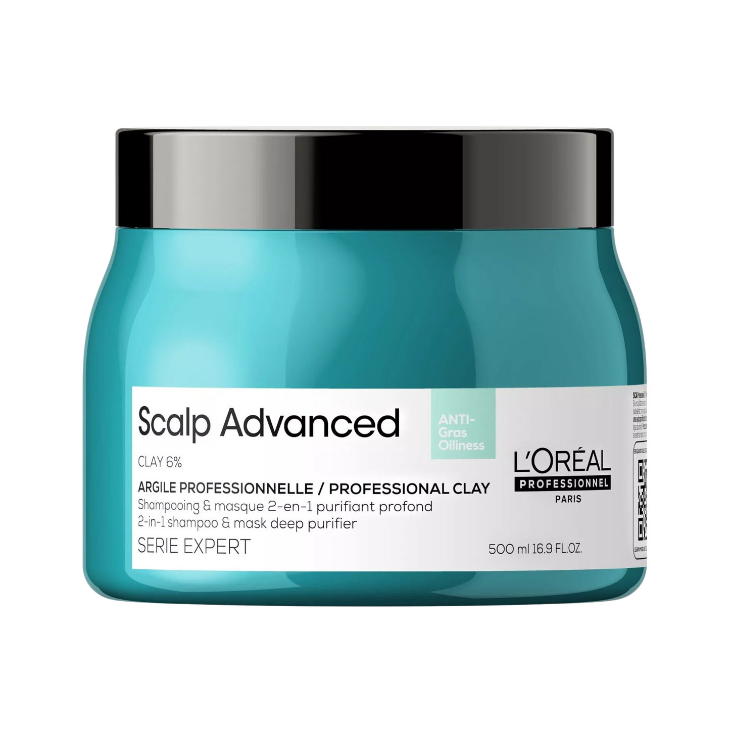 L'OREAL SCALP ADVANCED ANTI OILINESS 2 IN 1 SHAMPOO & MASK DEEP PURIFIER