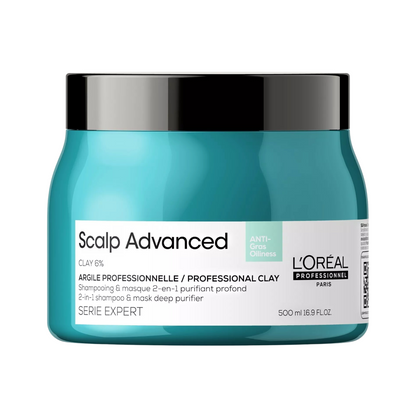 L'OREAL SCALP ADVANCED ANTI OILINESS 2 IN 1 SHAMPOO & MASK DEEP PURIFIER