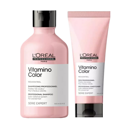 L'OREAL SERIE EXPERT VITAMINO COLOR SHAMPOO AND CONDITIONER
