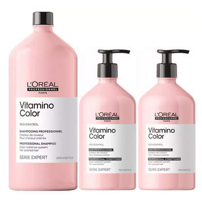 L'OREAL SERIE EXPERT VITAMINO COLOR SHAMPOO AND CONDITIONER