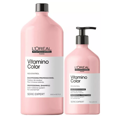L'OREAL SERIE EXPERT VITAMINO COLOR SHAMPOO AND CONDITIONER