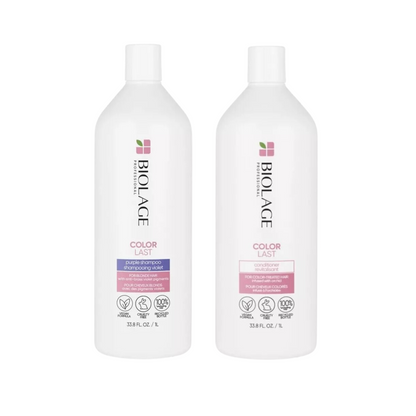 MATRIX BIOLAGE COLORLAST PURPLE SHAMPOO AND NORMAL CONDITIONER