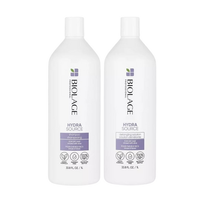 MATRIX BIOLAGE HYDRASOURCE SHAMPOO AND DETANGLING SOLUTION
