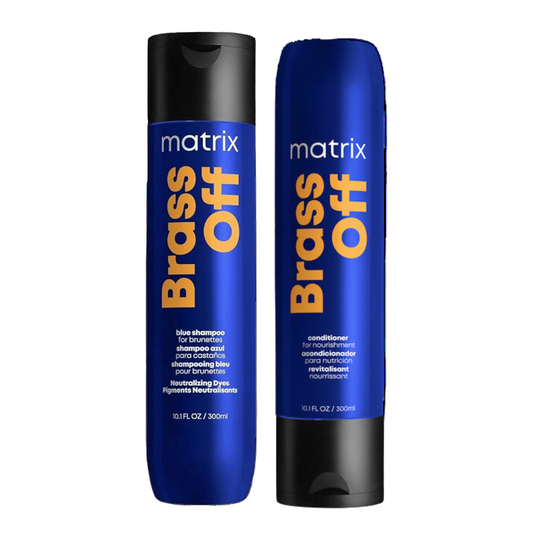 MATRIX TOTAL RESULTS BRASS OFF SHAMPOO AND CONDITIONER