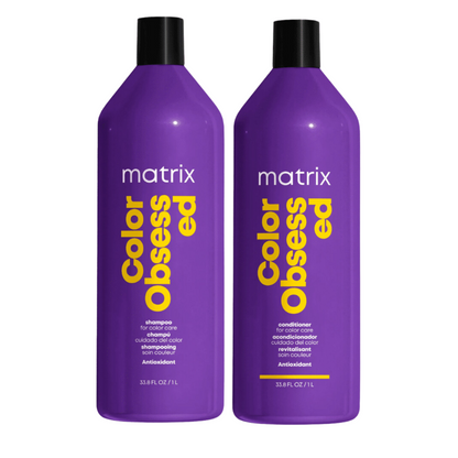 MATRIX TOTAL RESULTS COLOR OBSESSED SHAMPOO AND CONDITIONER