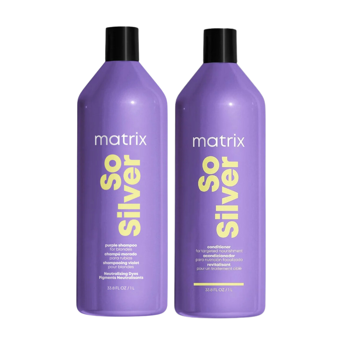 MATRIX TOTAL RESULTS COLOR OBSESSED SO SILVER NEUTRALIZING SHAMPOO AND CONDITIONER