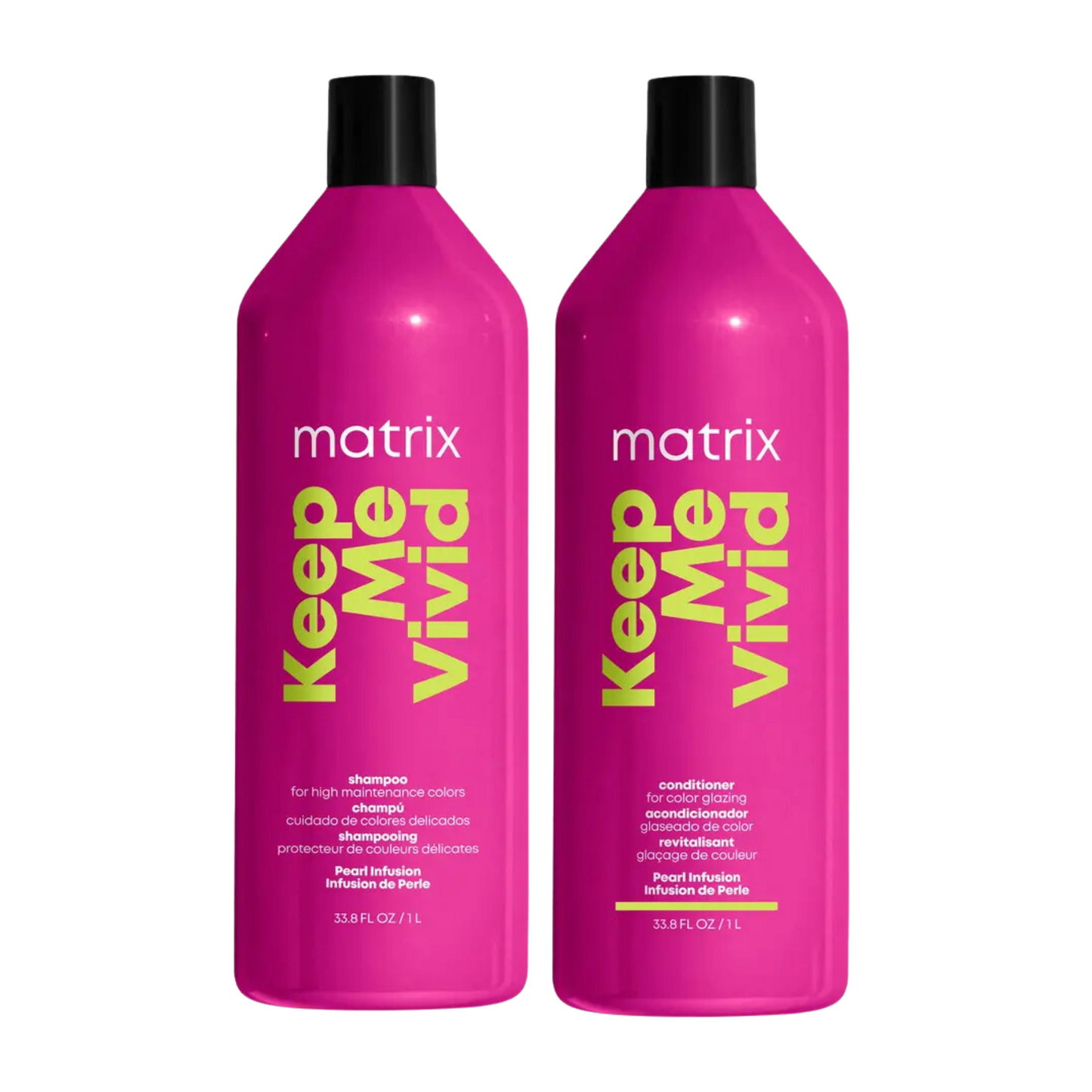MATRIX TOTAL RESULTS KEEP ME VIVID PEARL INFUSION SHAMPOO AND CONDITIONER