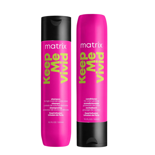 MATRIX TOTAL RESULTS KEEP ME VIVID PEARL INFUSION SHAMPOO AND CONDITIONER