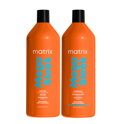 MATRIX TOTAL RESULTS MEGA SLEEK SHAMPOO AND CONDITIONER