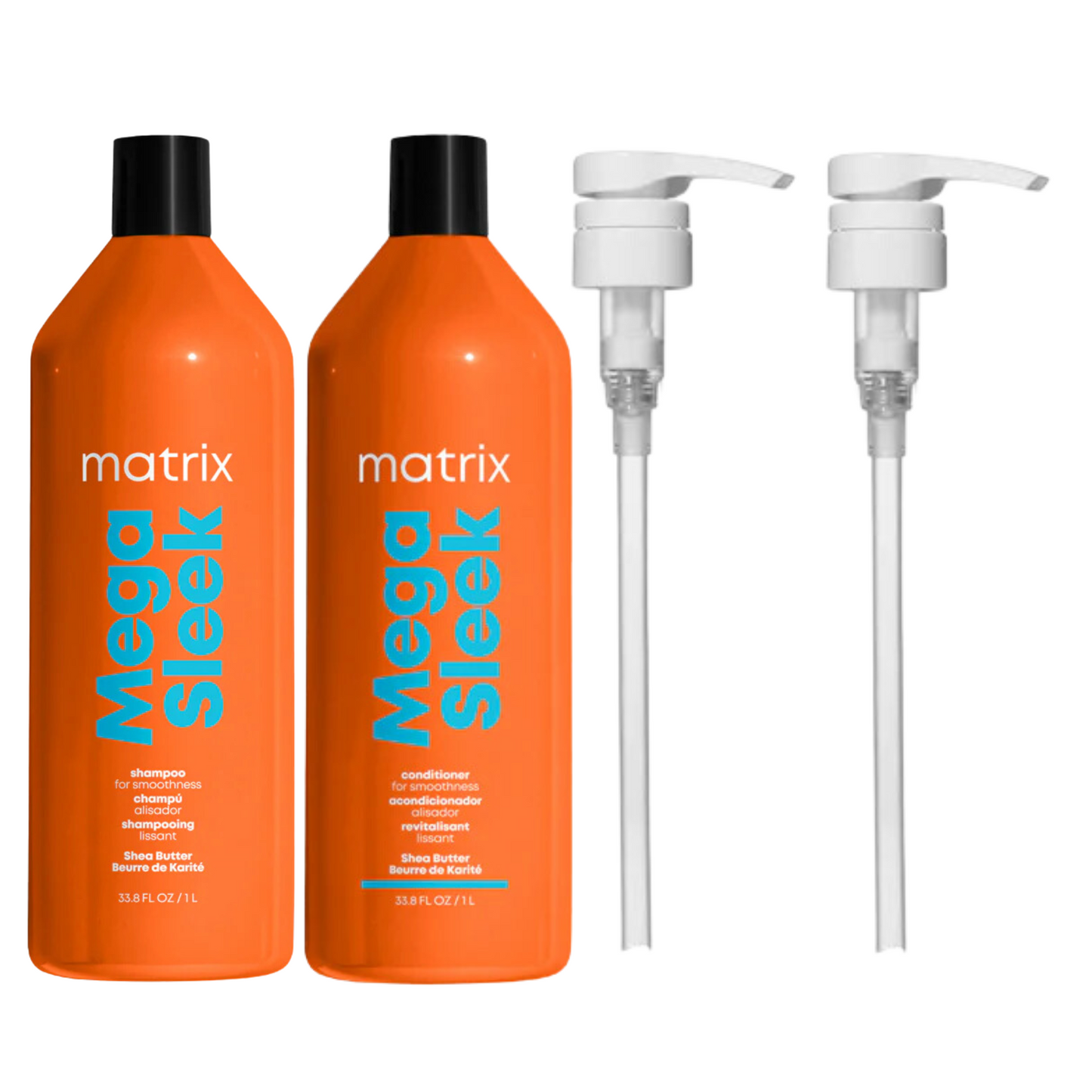 MATRIX TOTAL RESULTS MEGA SLEEK SHAMPOO AND CONDITIONER