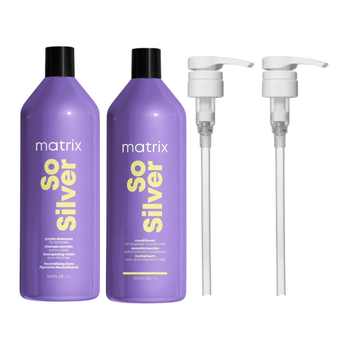 MATRIX TOTAL RESULTS COLOR OBSESSED SO SILVER NEUTRALIZING SHAMPOO AND CONDITIONER