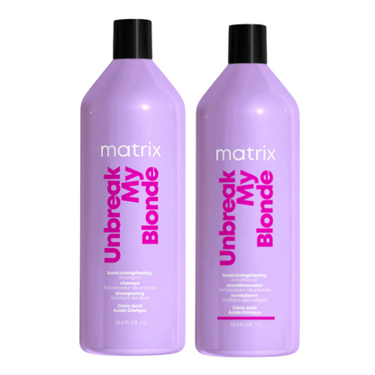 MATRIX TOTAL RESULTS UNBREAK MY BLONDE SHAMPOO AND CONDITIONER
